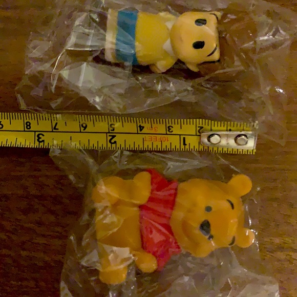 Great Cake toppers Winnie the Pooh & Friends set of 8 figures. Apprx 2 in tall - Picture 2 of 10